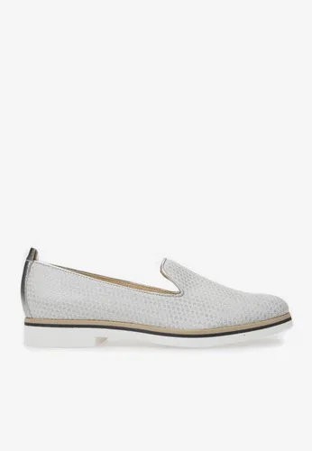 Giày Slip On Nữ Geox D JANALEE H WO.PR.BUF+PRL.SY Màu Xám Bạc Size 37 - Giày - Vua Hàng Hiệu